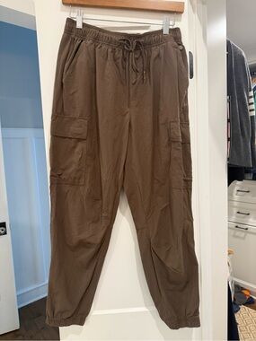 CALIA by Carrie Underwood Brown Cargo Jogger Pants